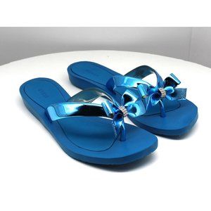 guess thongs with bow